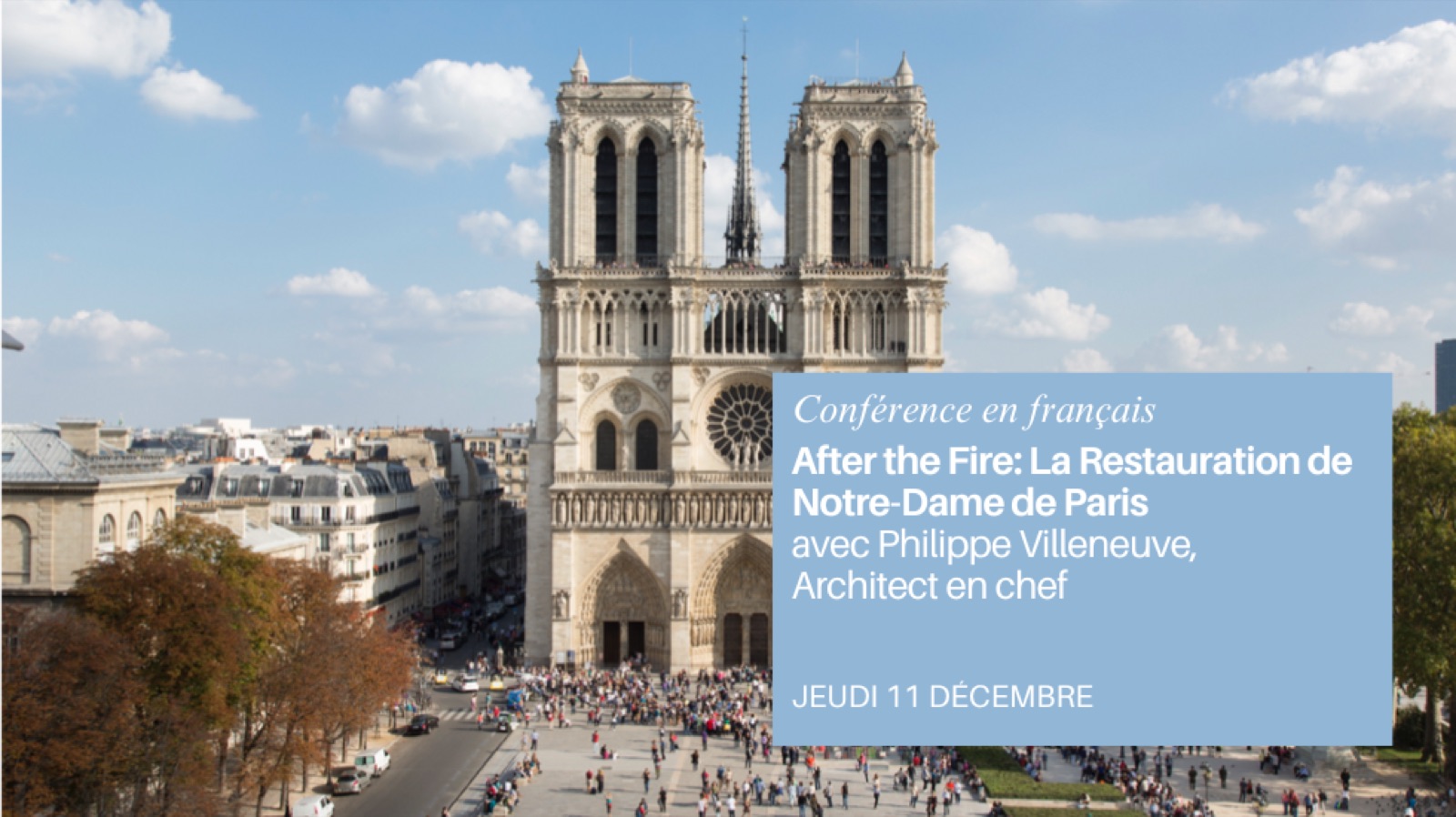 Notre-Dame – After the Fire: The Redesign of the Surroundings of Notre-Dame de Paris with Bas Smets, Landscape Architect and Founder of Bureau Bas Smets (In English)